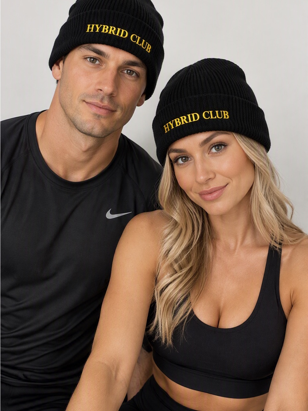 'HYBRID CLUB' Embroidered Toque